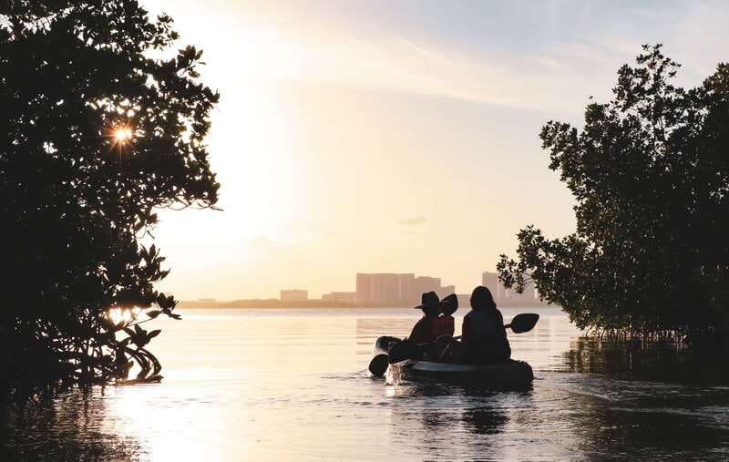 Cancun: Sunset Kayak Experience in the Mangroves - How much work is two hours of kayaking?