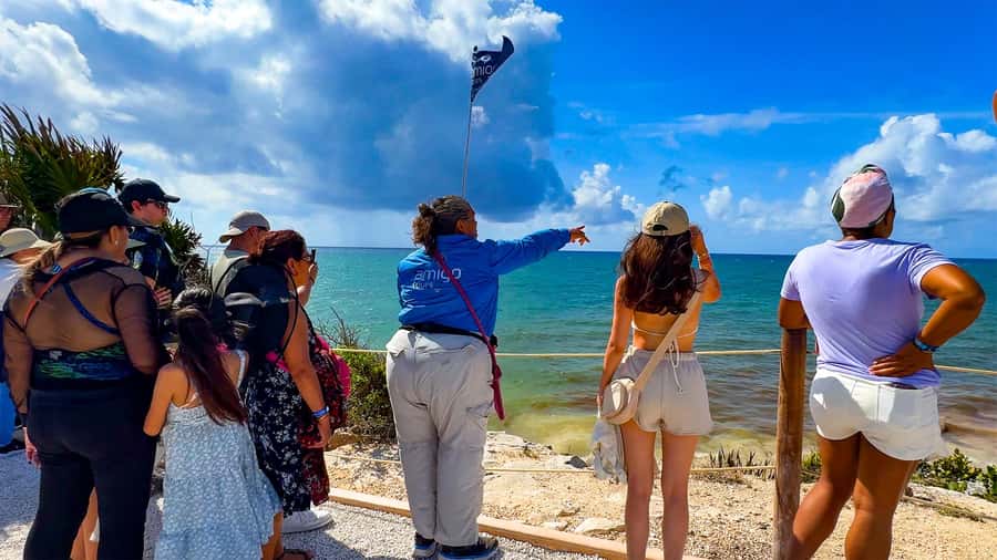 Cancun: Tulum & Coba with Cenote, Cave Exploration and Lunch - Tulum: Maya ruins with a Caribbean view