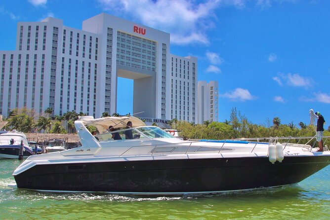Cancun yachts rental BEATIFUL YACHT 46FT, 15 PAX MAX 25P6 - What the Cancun Bay route offers