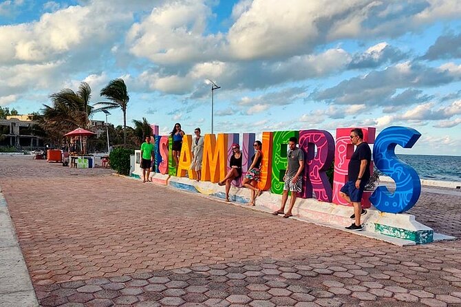 Catamaran Sunset Cruise to Isla Mujeres from Cancun - Sailing back with music and an open bar