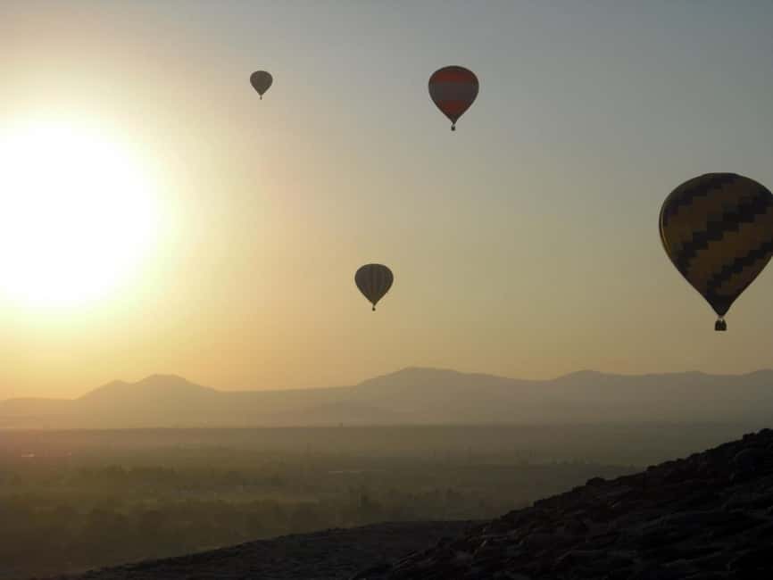 CDMX: Teotihuacan Hot Air Balloon with Breakfast - Choosing between the three package styles