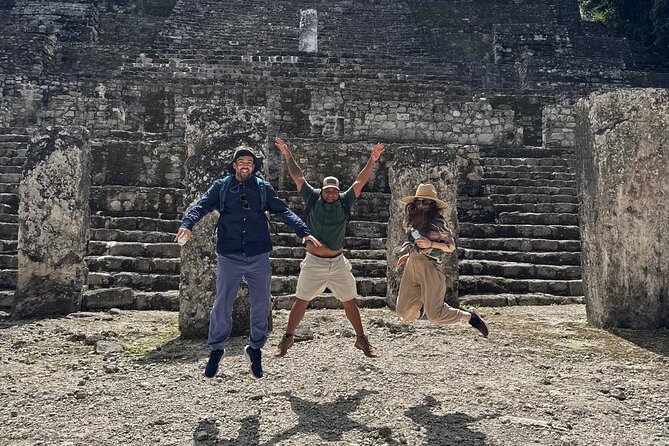 Chacchoben Mayan Ruins with Local Village - Walking through the Chacchoben temples