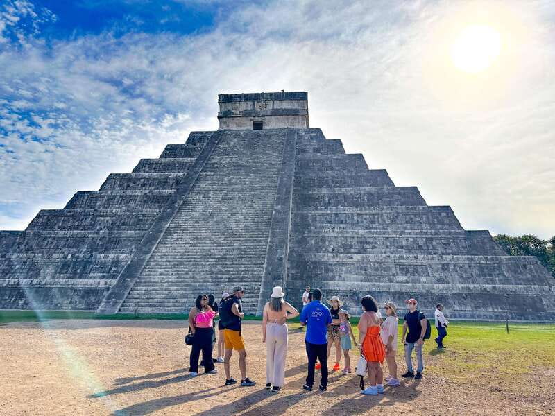 Chichen Itza: Guided Tour with Valladolid & Cenote Chichikan - A quick walk through Valladolid