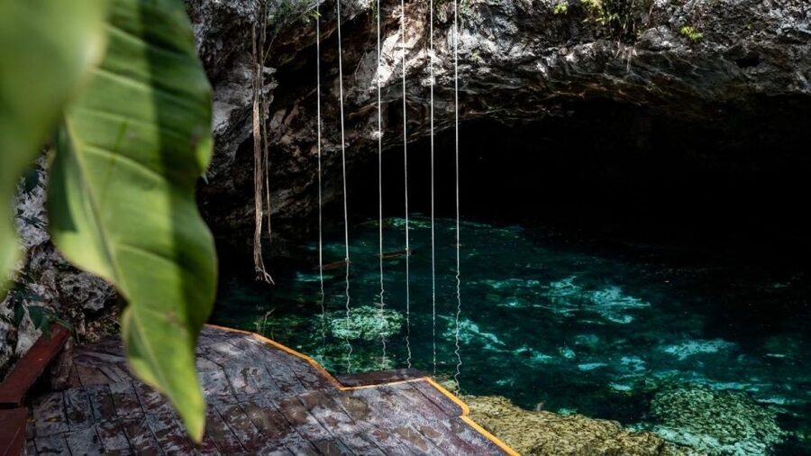 Coba, Tulum, Cenote & Lunch ECO Full Day from Rivera - Coba at the base of the tallest pyramid