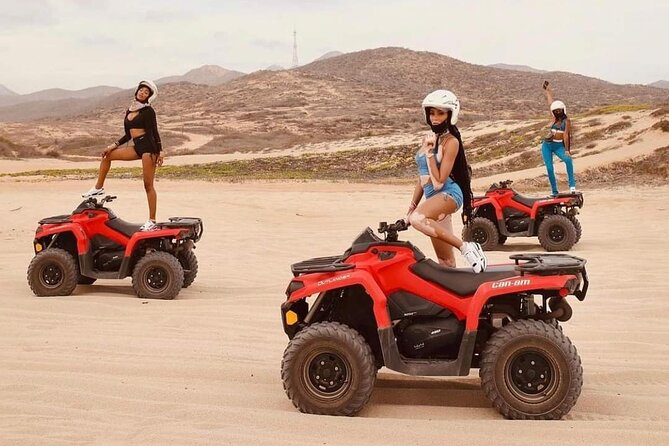 Combo Horseback Beach Ride & ATV Adventure. Tequila Tasting - The Pacific views are the real reward
