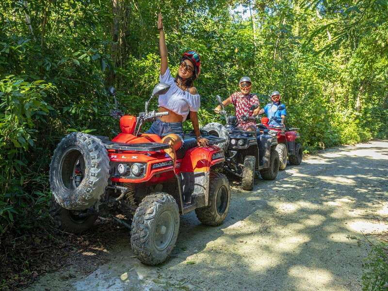 cozumel: ATV adventure with caverns, ruins with transfer - A jungle ride with more than just an ATV track