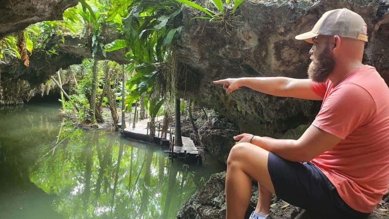 cozumel: ATV adventure with caverns, ruins with transfer - Jade Cavern and the cenote stop