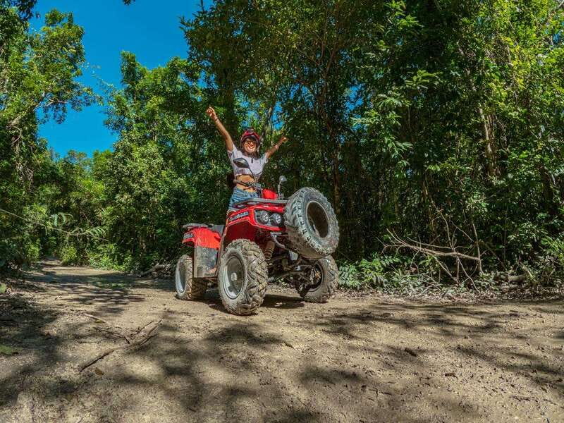 cozumel: ATV adventure with caverns, ruins with transfer - El Cedral, crafts, and a glimpse beyond the port area