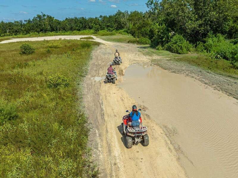 cozumel: ATV adventure with caverns, ruins with transfer - Tequila tasting with traditional and flavored samples
