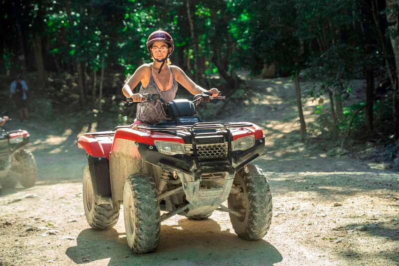 Cozumel: ATV Ride to Jade Cavern, Beach Club Access & Lunch - El Cedral and the 20-minute tequila tasting