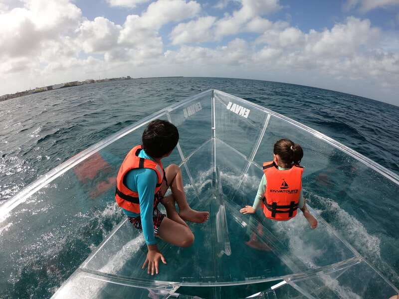 Cozumel: Clear Boat Ride and Snorkeling Trip - Drinks on deck, with one detail to clarify