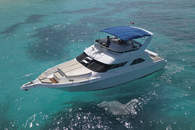 Deluxe Yacht 48FT with FlyBrige Rental in Cancun - What the price really buys you