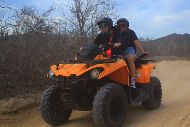 Double ATV Migriño Beach & Desert - Who will enjoy this ride most?