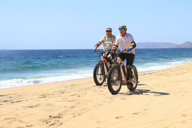 Electric Bike and Beach Camel Ride with Mexican Buffet Lunch - A five-hour Baja outing with two very different rides
