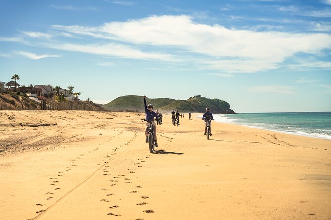 Electric Bike and Beach Camel Ride with Mexican Buffet Lunch - Meeting the camels and walking the secluded beach