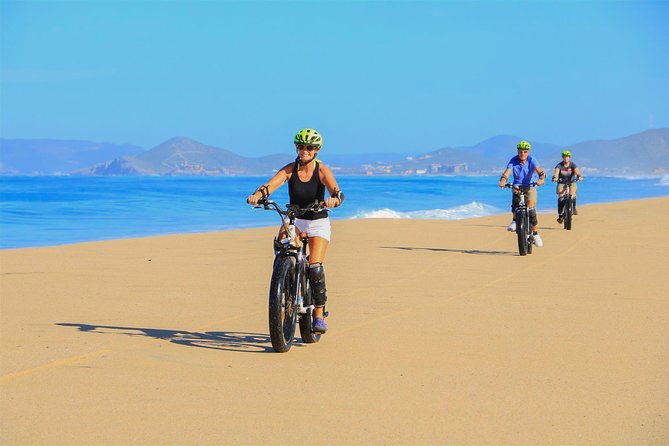 Electric Bike Beach Adventure with Tequila Tasting and Lunch - The beach ride is scenic, but soft sand is tricky