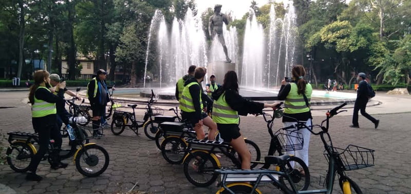 Electric Bike City Tour with a taco stop. - Alameda Central, Fine Arts, and Palacio de Correos