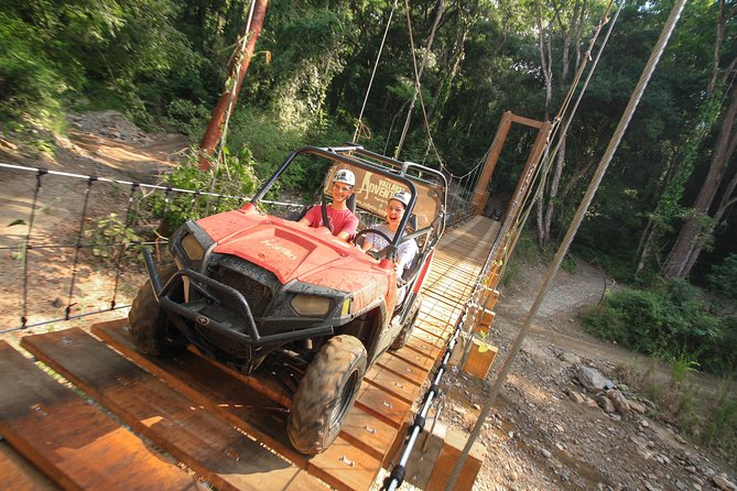 Extreme Adventure, Wildest Bridge, ATV & Ziplines - The waterslide and a welcome cool-down