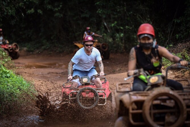 Extreme Horses Adventure with ATV, Ziplines & Cenote - ATV Tracks Through the Mayan Jungle
