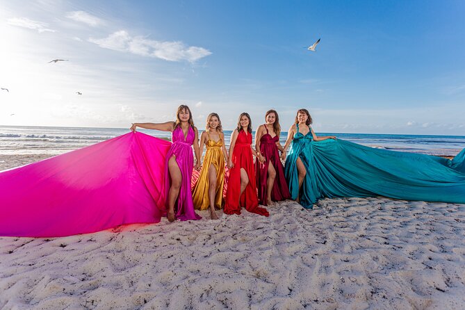 Flying dress photoshoot cancun - What the $180 price includes