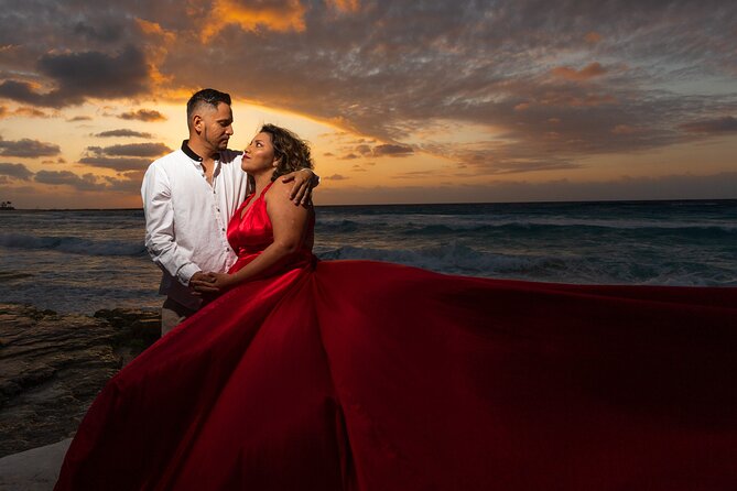 Flying dress photoshoot cancun - Who will enjoy this most