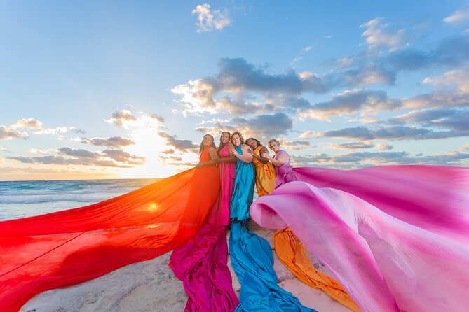 Flying dress photoshoot cancun - Smart preparation before you leave your hotel
