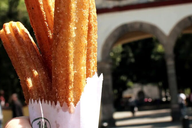 Frida Kahlo VIP [Museum Tickets Included] Walk, Markets & Churros - Jardín Centenario and Coyoacán’s central symbols