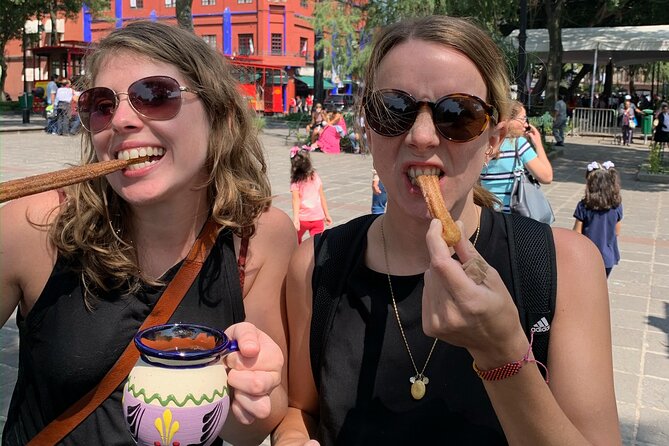 Frida Kahlo VIP [Museum Tickets Included] Walk, Markets & Churros - Plaza de la Conchita and the quiet side of Frida’s Coyoacán