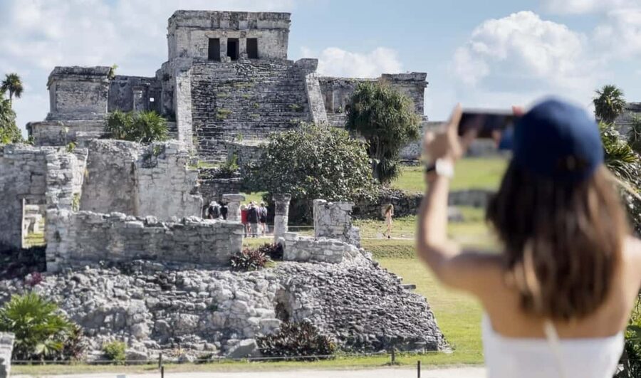 From Cancun: Coba, Tulum & Mayan Traditions Guided Tour - Swimming at Cenote Mariposa