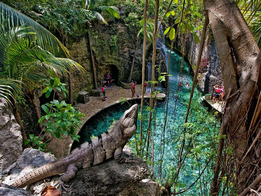 From Cancun: Complete Combo to Xcaret Park! - Starting with the underground rivers