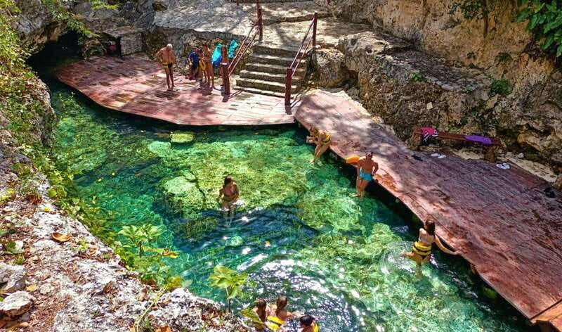 From Cancun: Day Trip to Tulum, Cenote & Playa del Carmen - Canamayte Eco Park and the Cenote Mariposa swim
