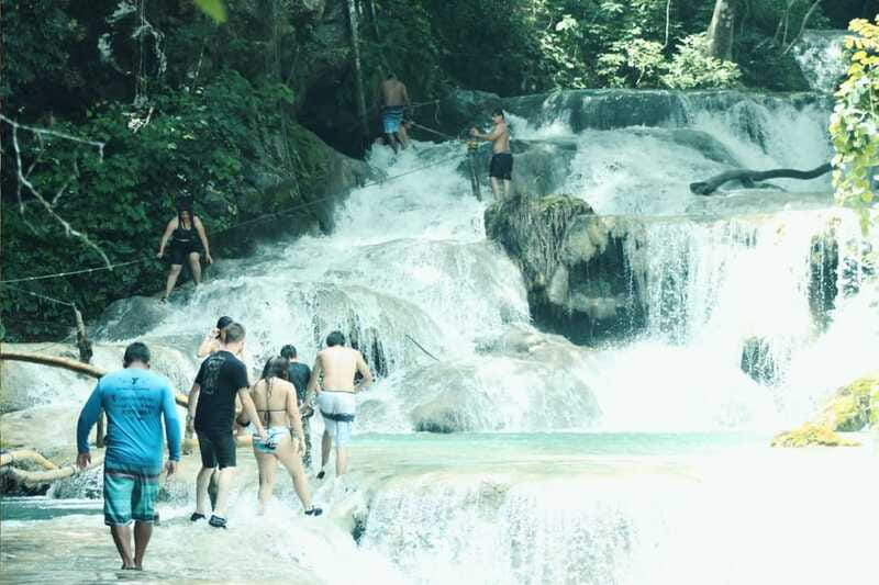 From Huatulco: Magical Copalitilla Waterfalls with Entry - Timing matters if you want a quieter swim