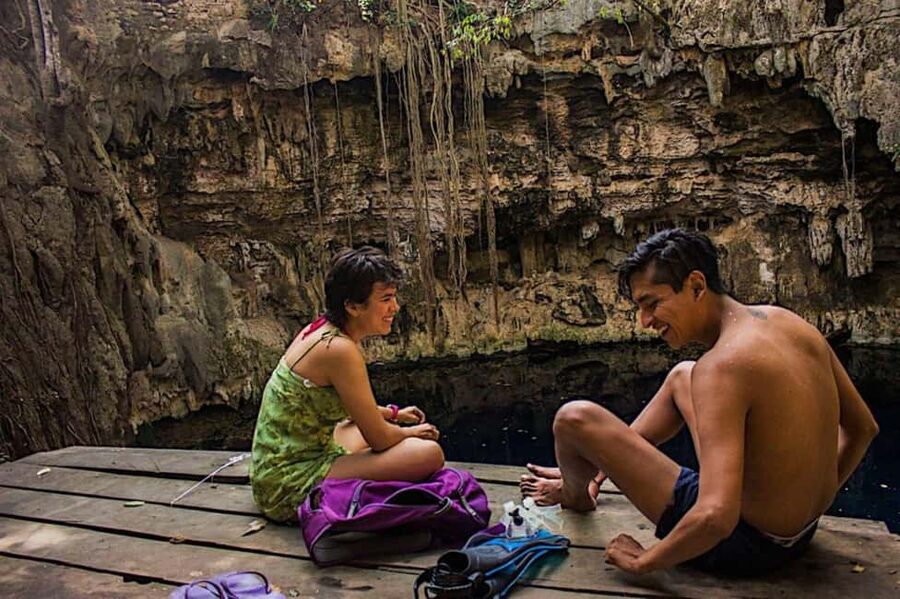 From Mérida:Uxmal and amazing cenotes guided tour with lunch - The open cenote is the easy finish
