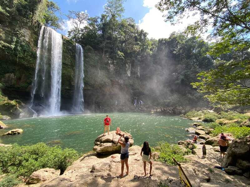 From Palenque: Waterfalls Misol-ha y Agua Azul. - Who will get the most from this day
