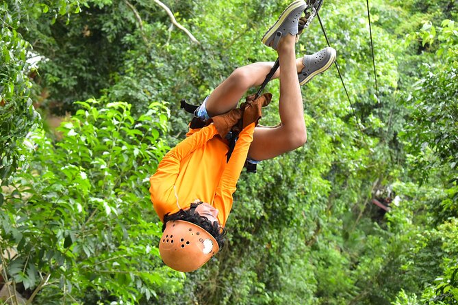 From Playa del Carmen ATV Adventure with Ziplines, Cenote - The cenote swim and jump platform