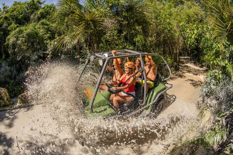 From Playa del Carmen: Xplor Park Admission, Full Day - Zip lines from canopy to cave