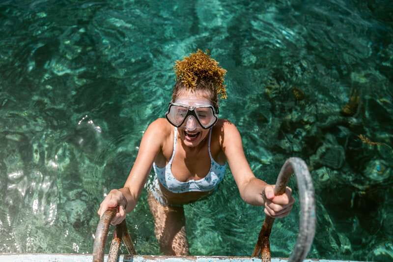 From Riviera Maya: Sian Ka'an Half Day Tour w/ Lunch - The reef stop, with weather in charge