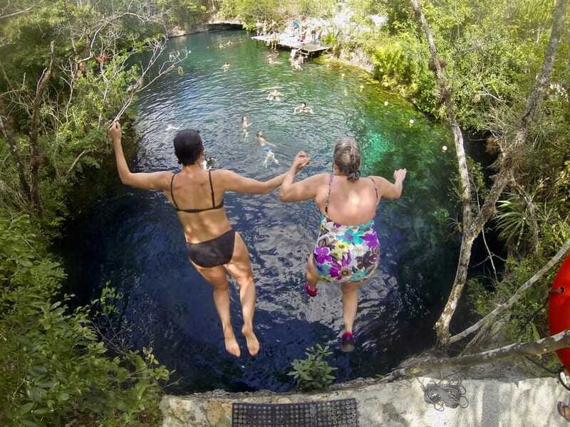 From Tulum: Four-Cenote Adventure - Cenote Azul is the snorkeling stop