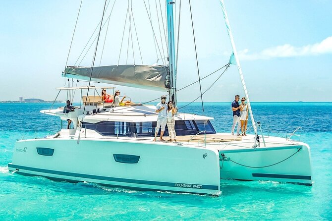 Full Experience Isla Mujeres: Food aboard + Premium drinks + Snorkel + Free time - Sailing From Cancun Instead of Playa del Carmen