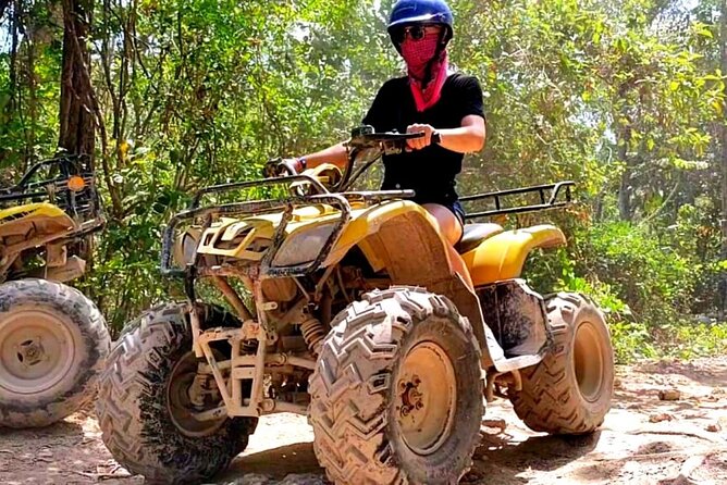 Half-day Adventure: Cenote + Ziplining + ATV Tour - One morning, three very different adventures