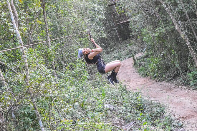 Half Day in Cancun Atvs Ziplines and Cenote Park - Snacks, tacos, and extra charges