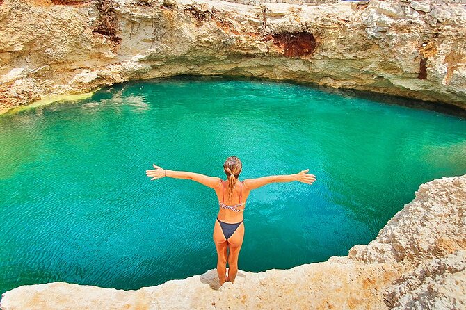 Hidden Cenote Swim & ATV Jungle Adventure with Transportation - A clear-water cenote with very little waiting around