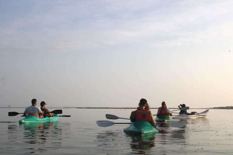 Holbox: Guided Sunrise/Sunset Kayak Tour by Mangrove Reserve - A short briefing before you get on the water