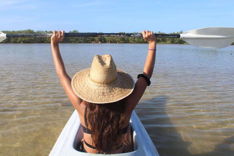 Holbox: Guided Sunrise/Sunset Kayak Tour by Mangrove Reserve - Flamingos, birds, and the chance of crocodiles