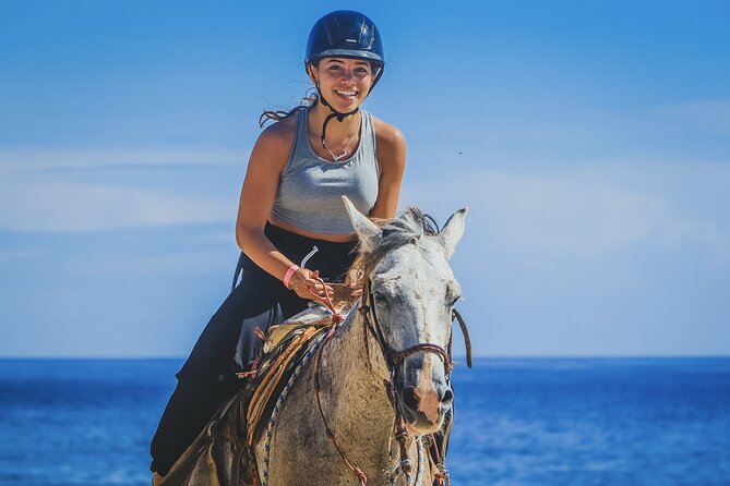 Horseback Riding Beach and Desert in Cabo - Across the dry mountain trails