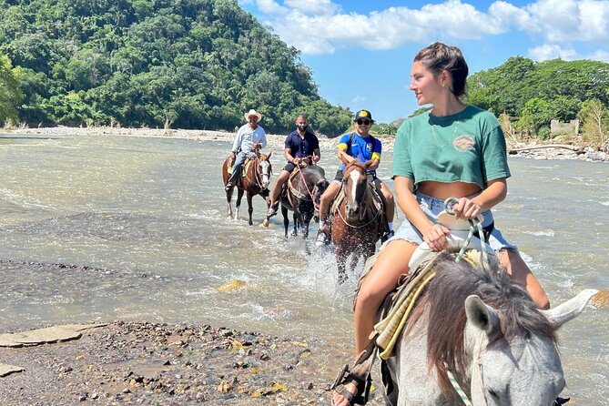 Horseback Riding & Swim: Tequila Tasting, BBQ & Margaritas - Choosing a horse and getting comfortable in the saddle