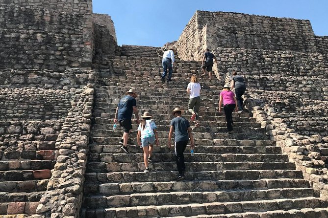Immersive Cañada de La Virgen Pyramid Tour - The pyramid, stairs, and the view from the top