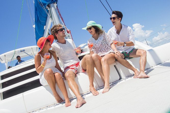 Isla Mujeres Luxury Sailing: Adults Only or Family Friendly - Snorkeling in the Caribbean Water
