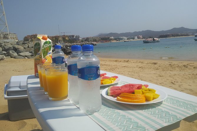Kayak or Paddle Board & Snorkel to the Arch with Photos included - Paddling along Cabo’s rock walls