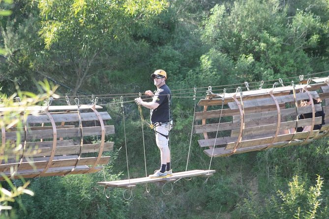 Las Cañadas Zipline Tour (with Luxury Roundtrip Transportation) - The halfway rest terrace is a useful pause